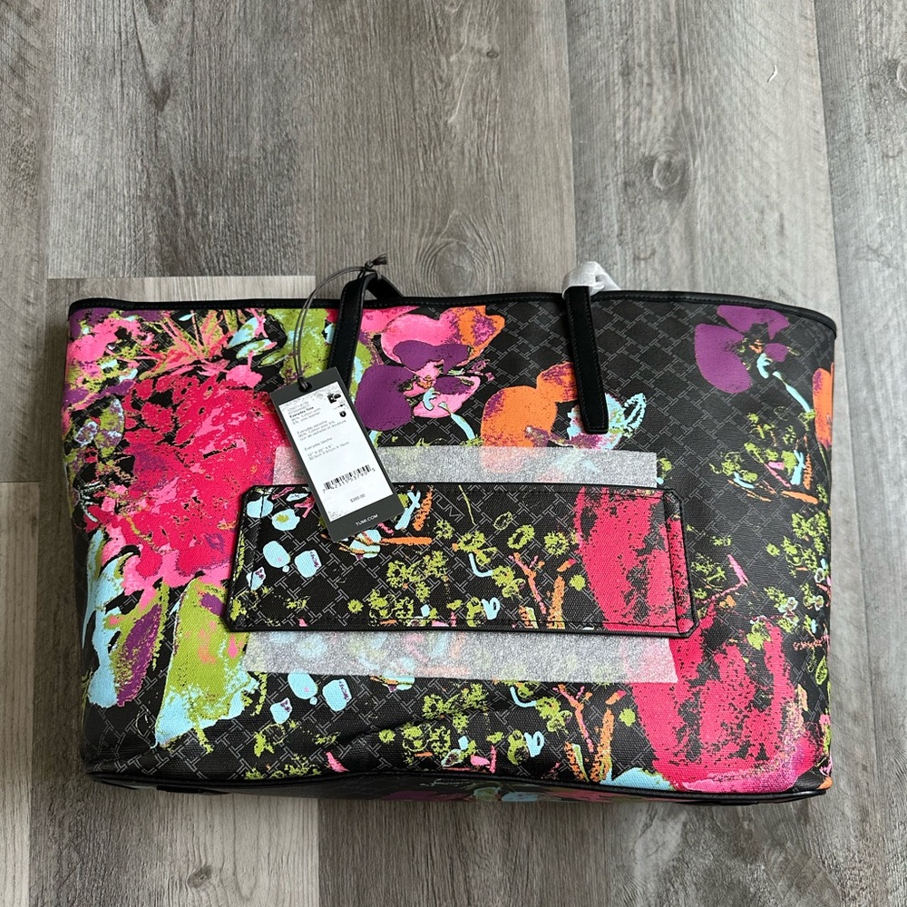 NWT Tumi Everyday Tote Collage Floral Print